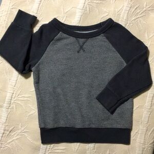 Toddler Cherokee grey raglan sweatshirtl